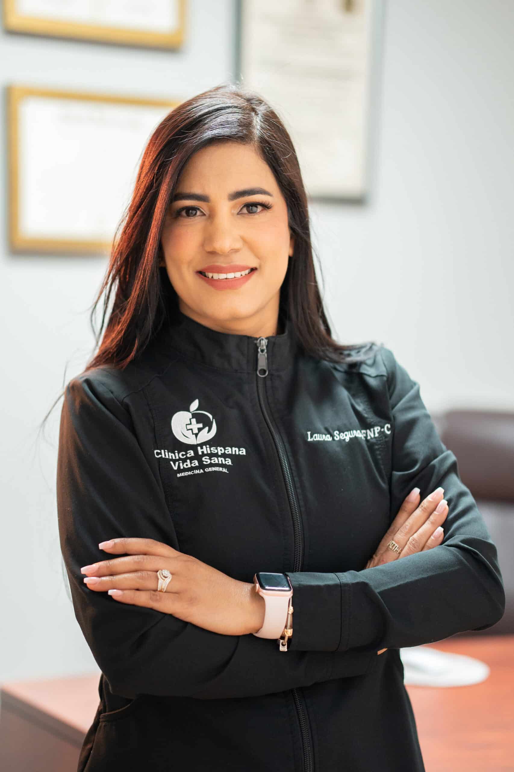 Laura líder de la Clínica Hispana Vida Sana