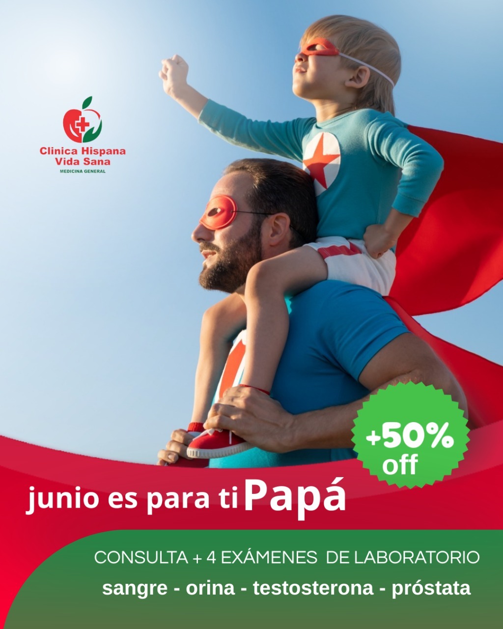 Promo por el dia de los padres