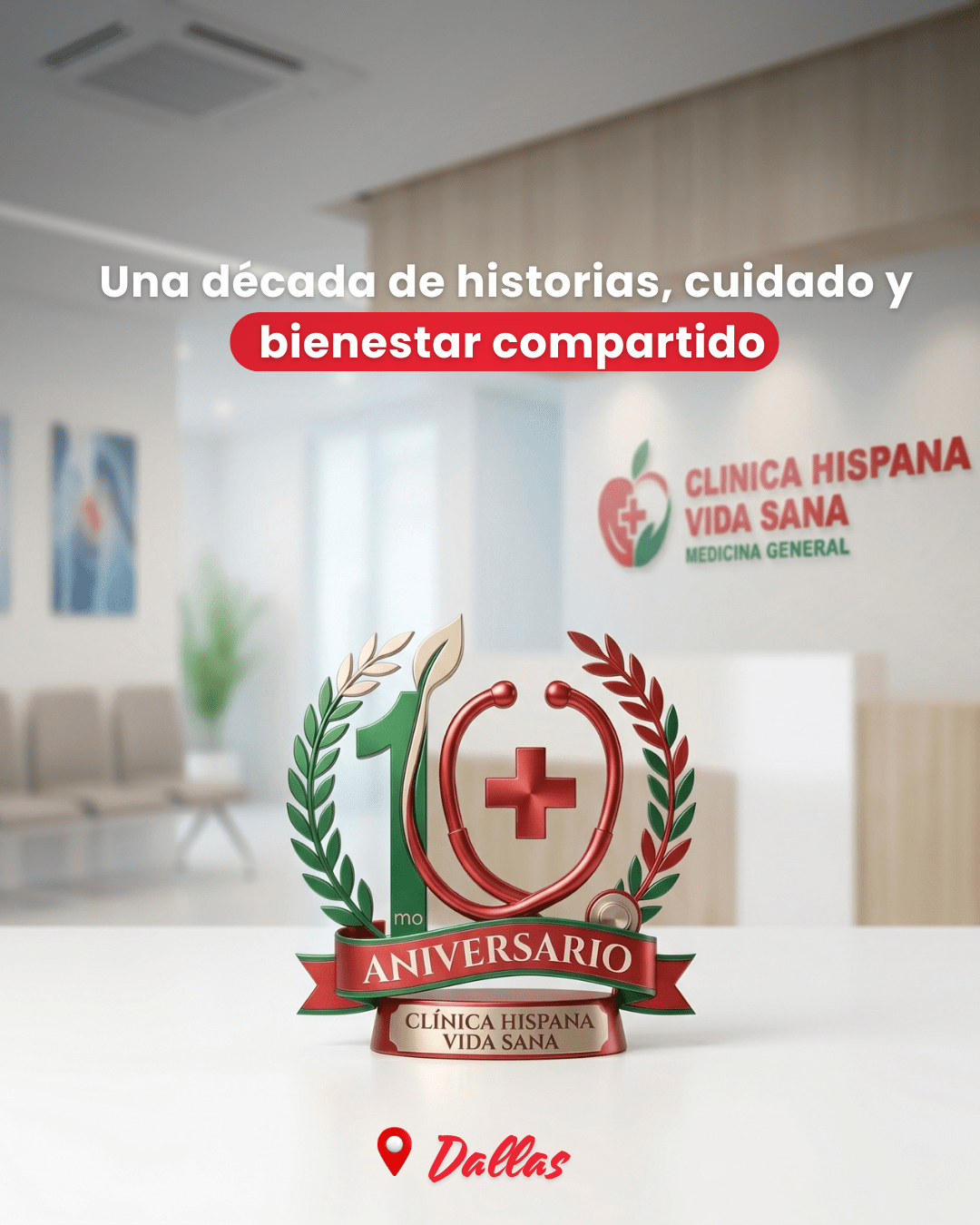 10mo aniversario en Clinica Hispana