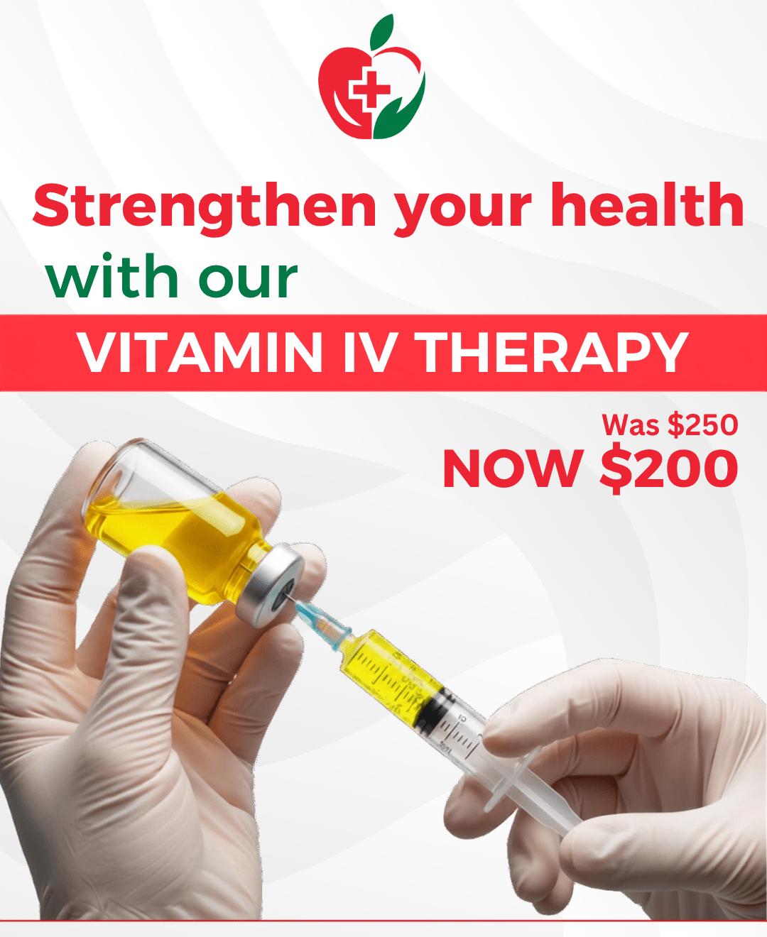 sueros vitaminados solo en clinica hispana vida sana (en)